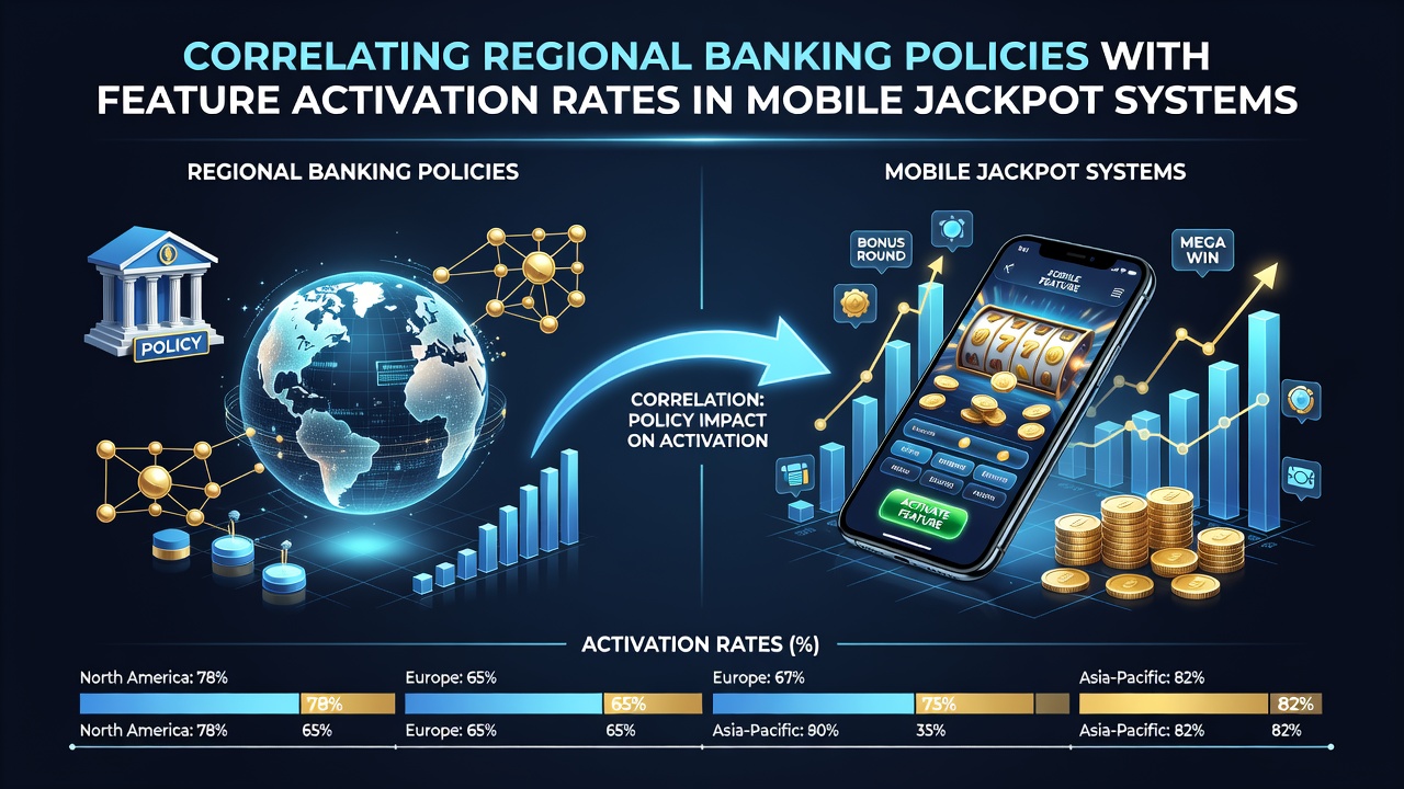 Regional banking policies and mobile jackpot systems overview graphic
