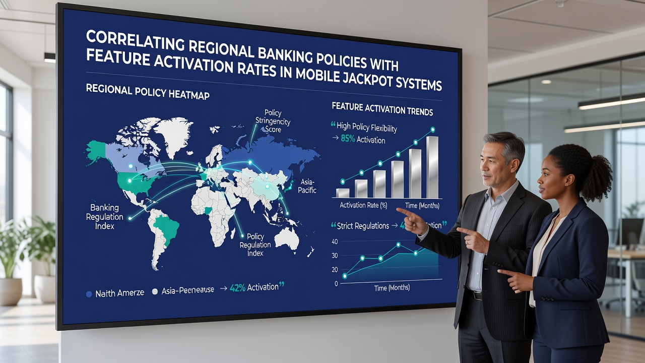 Data visualization showing banking policy impacts on jackpot feature activations