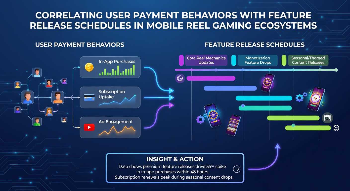 Analytics dashboard displaying correlations between deposit volumes and scheduled mobile reel feature releases