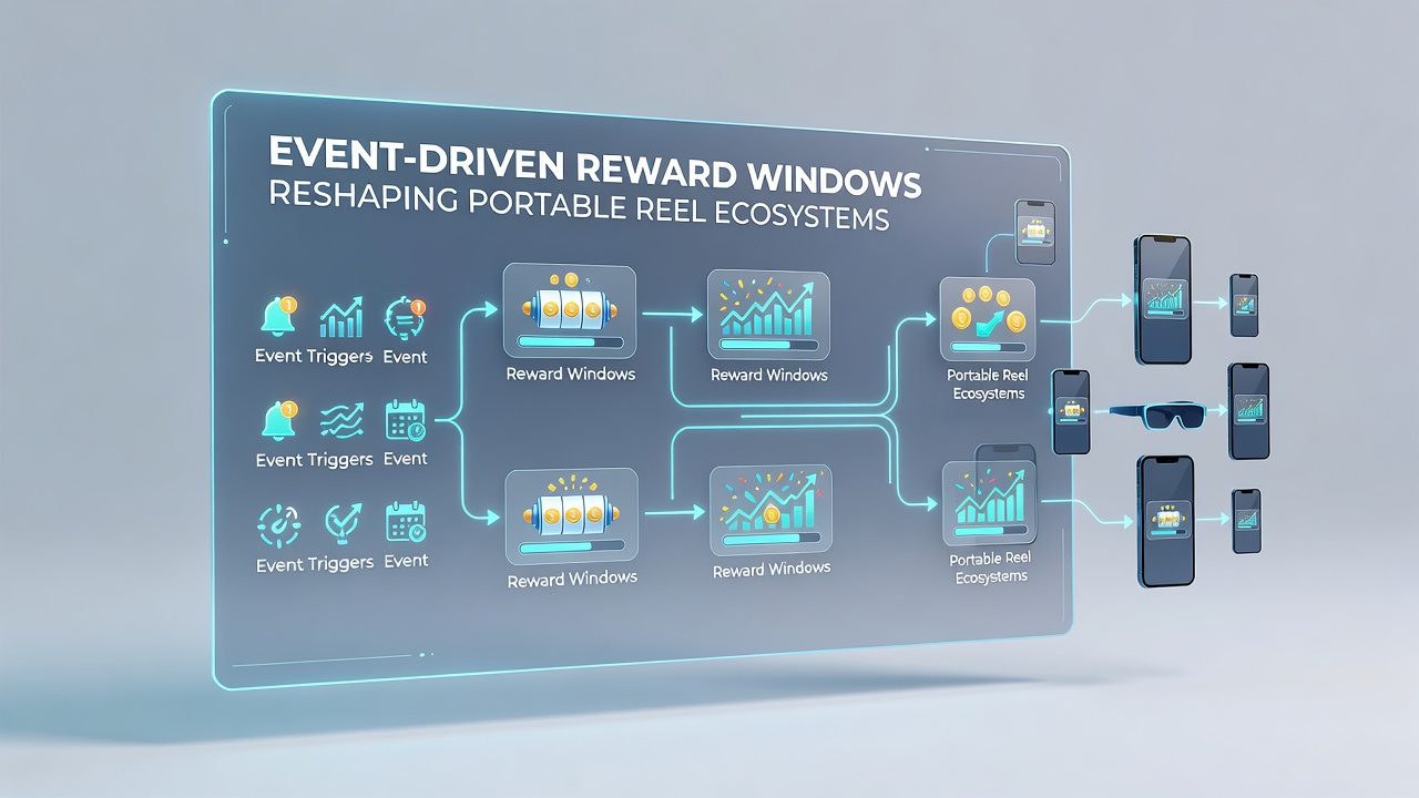 Diagram illustrating transaction pathways linking deposits to scheduled reward windows in mobile reel platforms