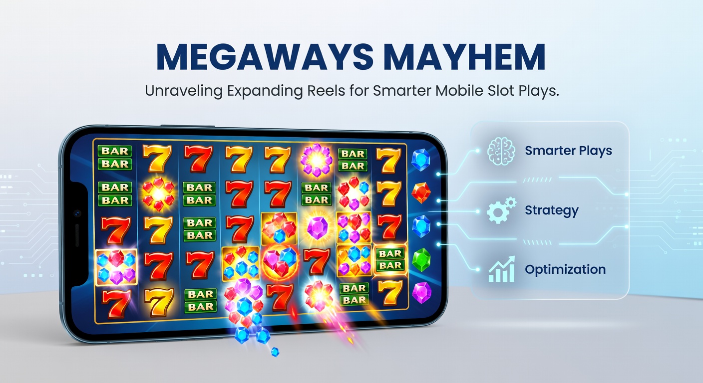 Close-up of a mobile Megaways bonus round with fully expanded reels, glowing wilds, and escalating multipliers