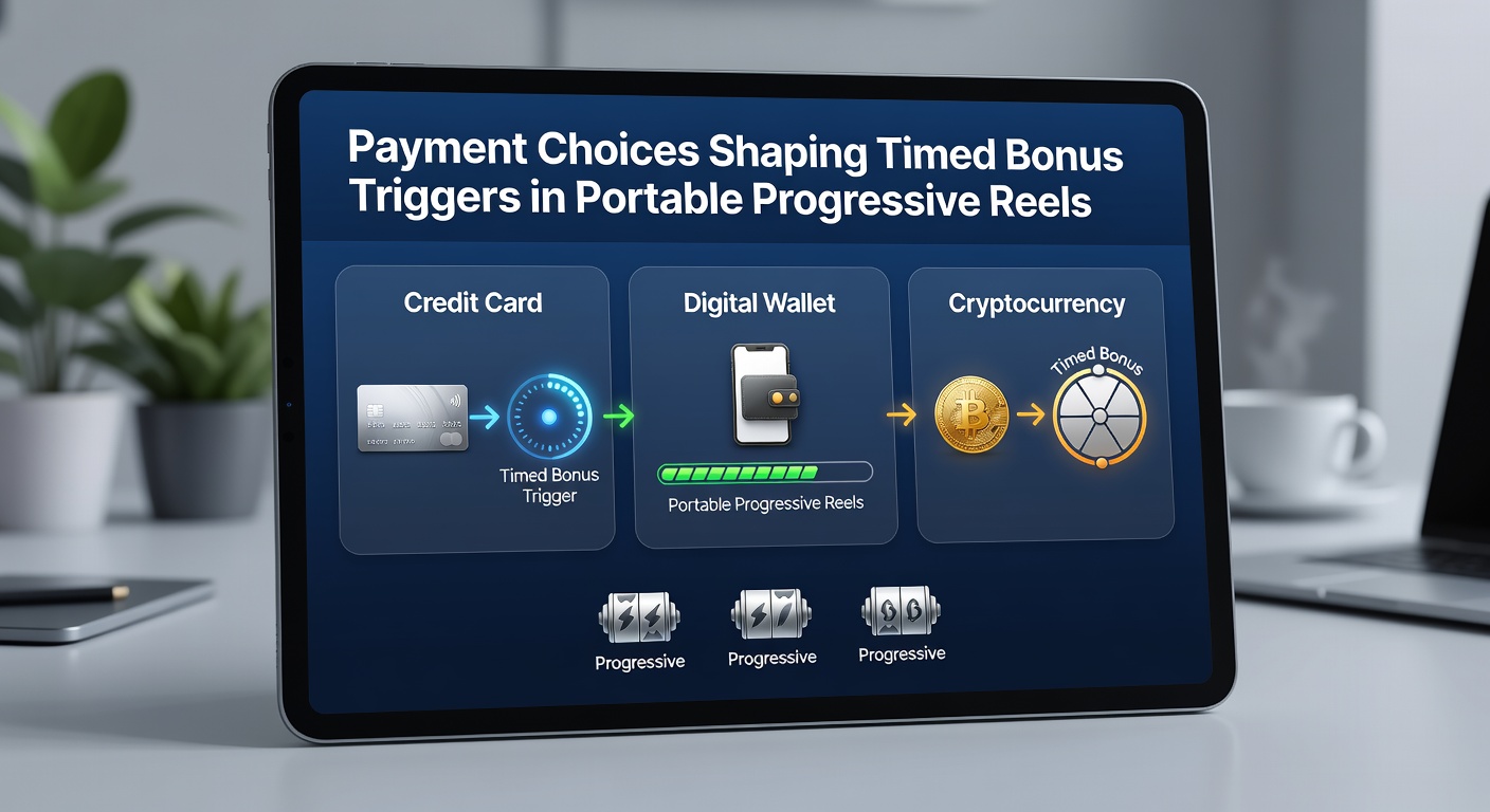 Infographic showing payment flow timelines and corresponding bonus trigger points on mobile progressive slots