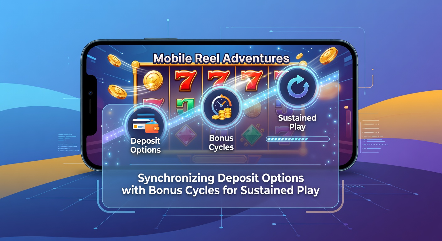 Mobile player reviewing deposit options alongside active bonus cycle indicators on a smartphone screen