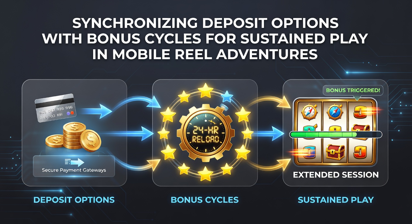 Infographic showing deposit timing chart synced with mobile slot bonus cycle calendar