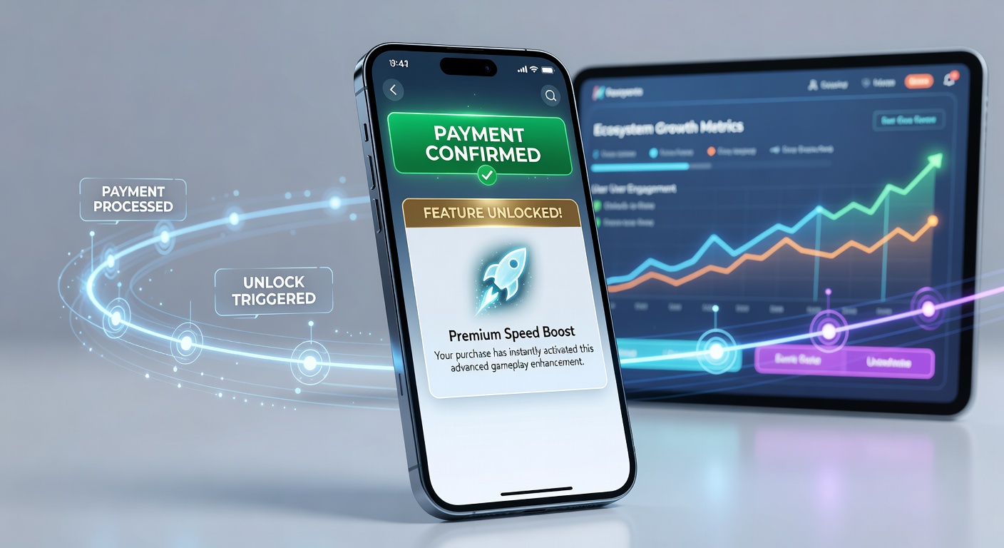 Mobile screen capture illustrating a progressive jackpot meter unlocking immediately after a successful deposit confirmation